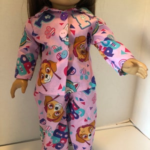 Pink Paw Patrol for 15” or  18”  Girl Doll