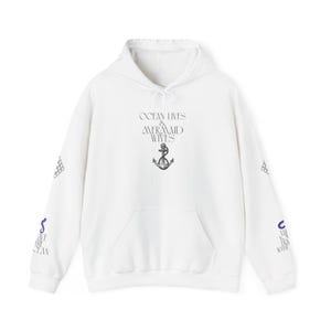 Mermaid Vibes Hooded Sweatshirt | Ocean Lovers Gift, Nautical Apparel, Unique Hoodie, Beach Casualwear, Summer Fashion, Gift for Her