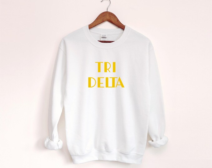 Licensed Sorority Puff Lettering Sweatshirt