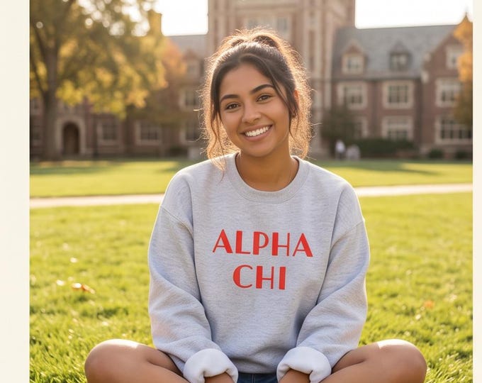 Licensed Sorority Puff Lettering Sweatshirt