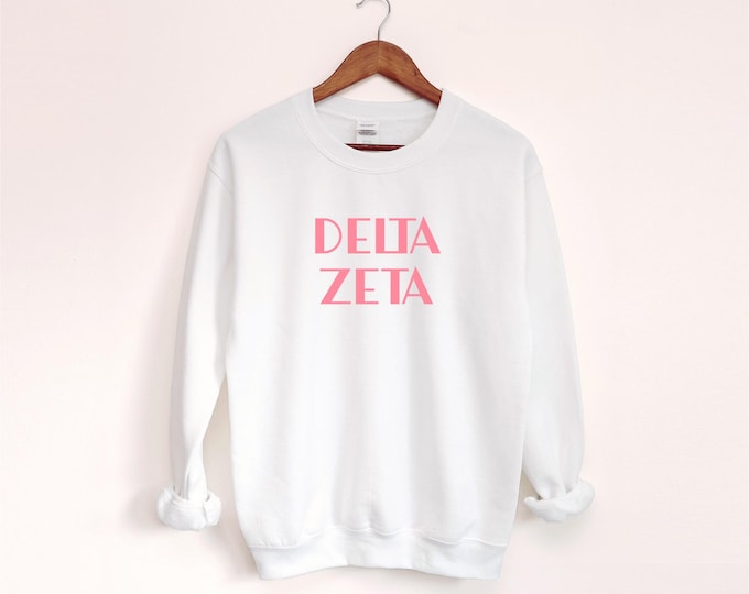 Licensed Sorority Puff Lettering Sweatshirt