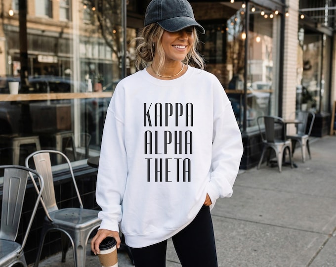 Licensed Sorority Comfort Colors garment-dyed sweatshirt
