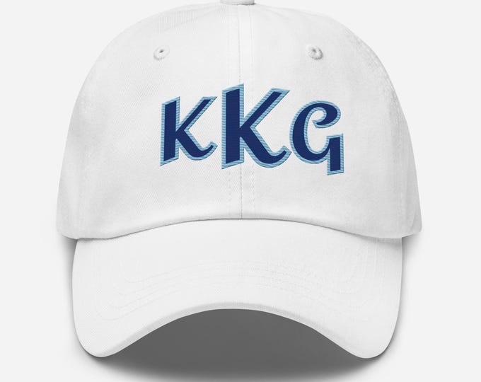 Kappa Kappa Gamma Embroidered Hat Custom Designed