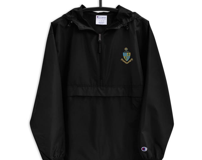 Tri Delta Embroidered Champion Packable Jacket