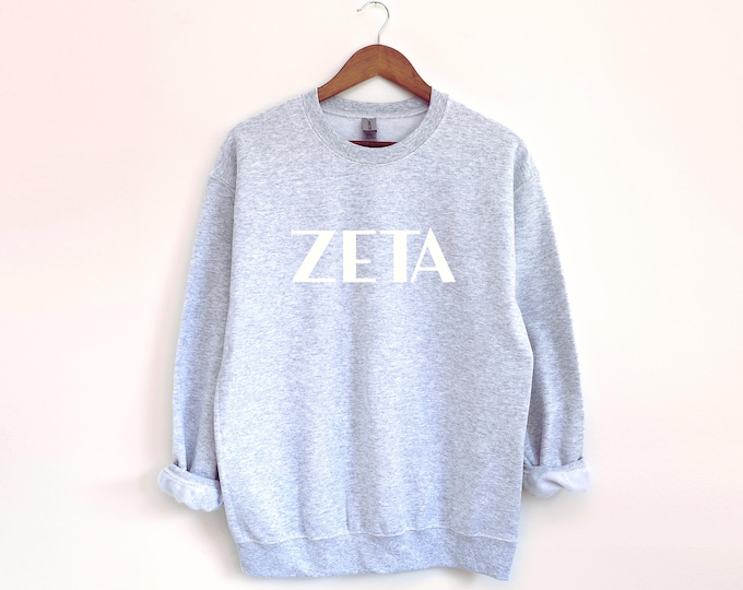 Licensed Sorority Puff Lettering Sweatshirt