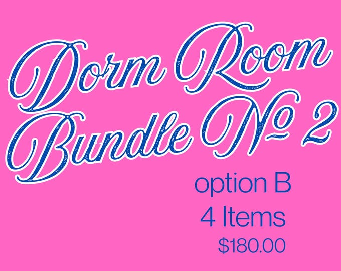 Licensed Greek Dorm Room Sorority Bundle