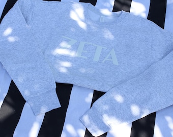 Licensed Sorority Puff Lettering Sweatshirt