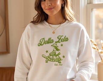 Licensed Delta Zeta Custom Sorority Sweatshirt