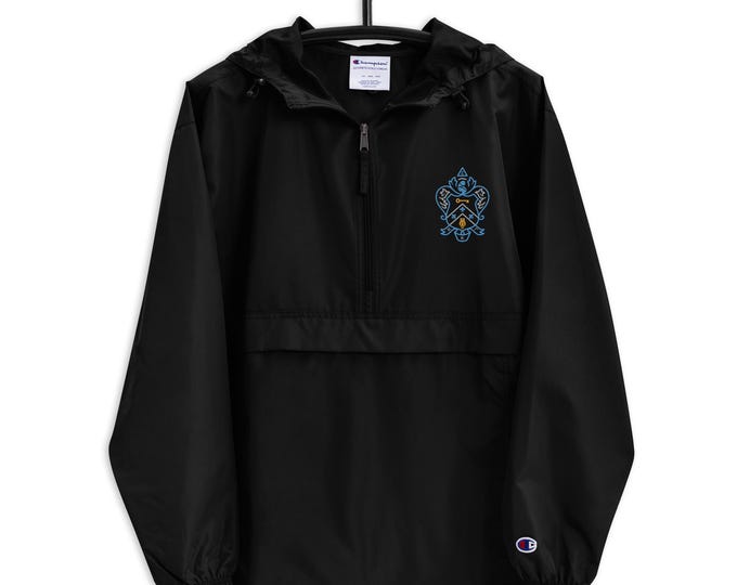 Kappa Kappa Gamma Custom Designed Embroidered Champion Packable Jacket