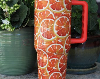 Licensed Pi beta Phi Limited Edition Orange Tumbler 30 oz.