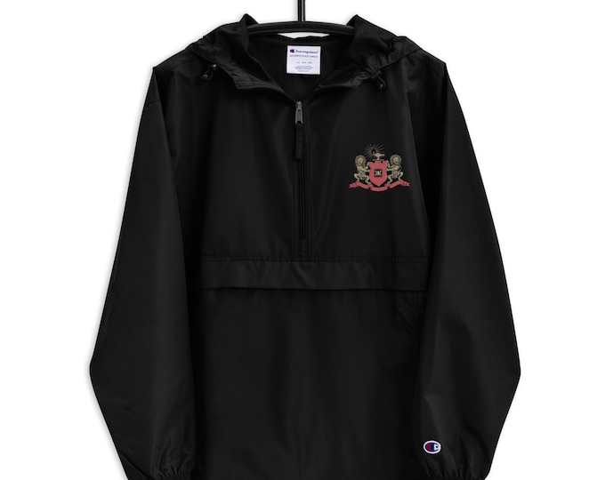 Phi Mu Fraternity/Sorority Custom Embroidered Champion Packable Jacket