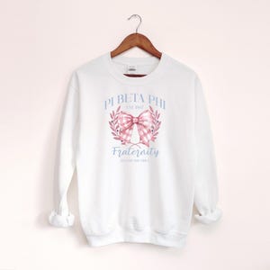 Phi Beta Phi, Pi Phi Fraternity / Sorority Sweatshirt, Greek Life Crewneck, Sorority Apparel, Custom Designed Sweatshirt