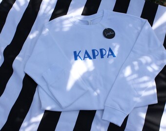 Licensed Sorority Puff Lettering Sweatshirt