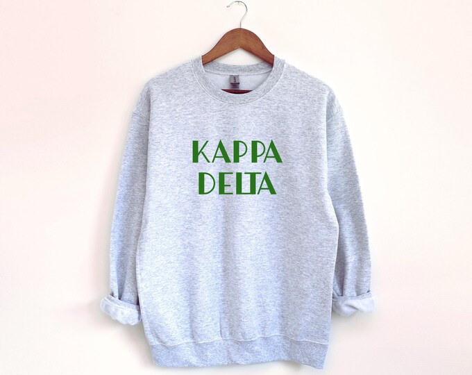 Licensed Sorority Puff Lettering Sweatshirt