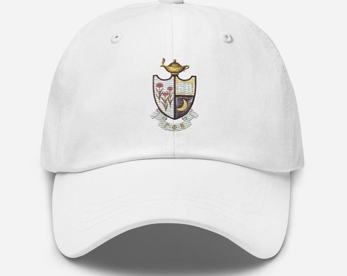 Gamma Phi Beta Crest Embroidered Hat Custom Designed
