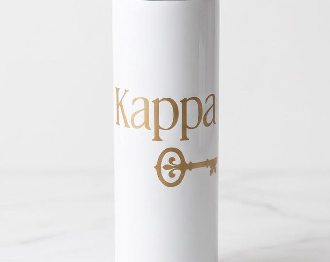 Licensed Kappa Kappa Gamma Skinny Tumbler 20 oz.