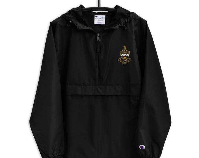 Kappa Alpha Theta Custom Designed Embroidered Champion Packable Jacket