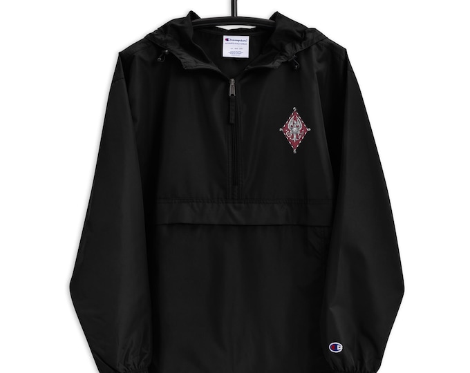 Pi Beta Phi Custom Designed Embroidered Champion Packable Jacket
