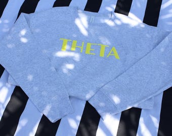 Licensed Sorority Puff Lettering Sweatshirt