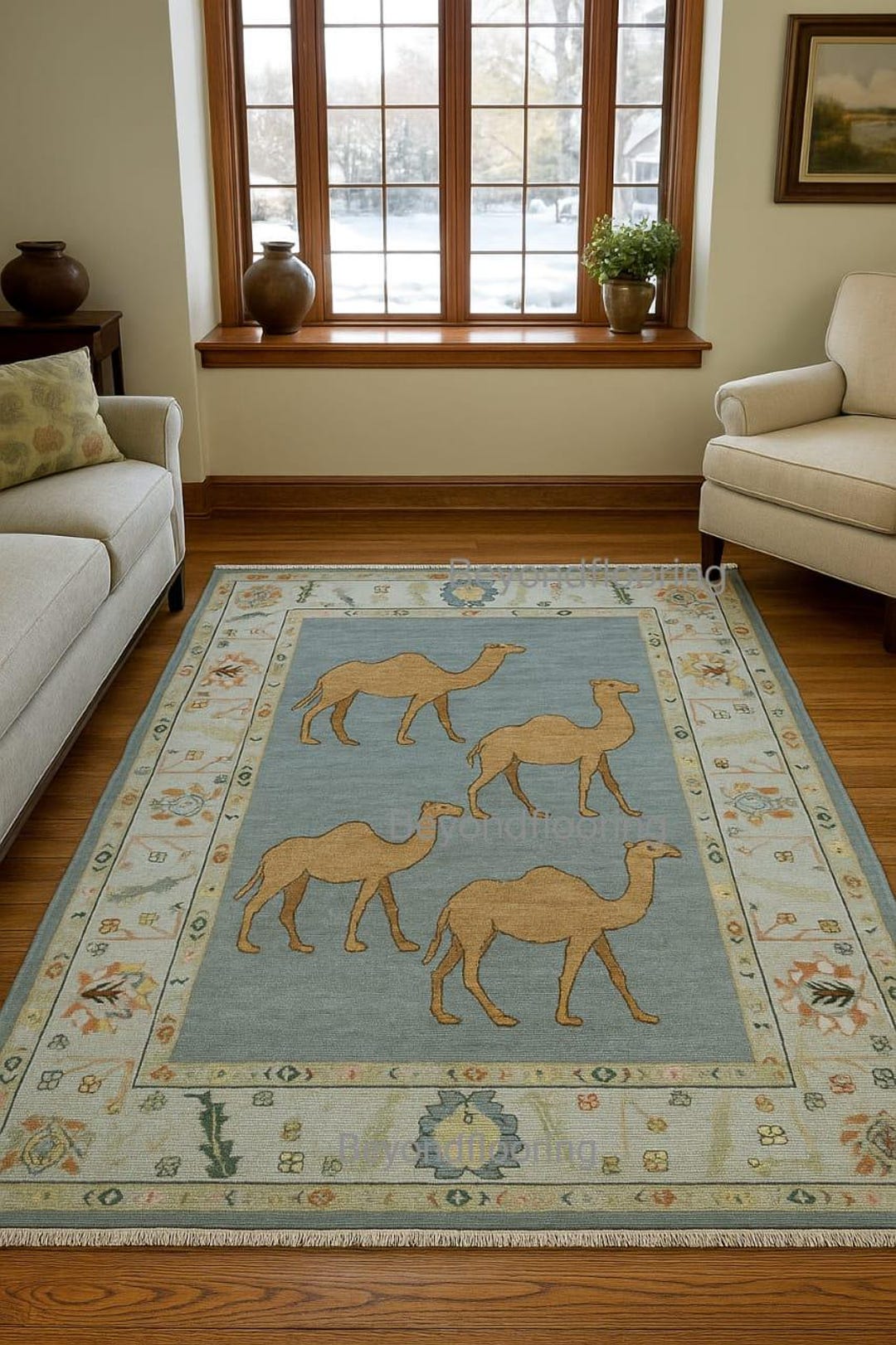 Cultural Rug Cultural Heritage Rug With Camel Pattern - 5x8 Ft Oriental Rug - Etsy