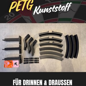 Autodarts komplett set | Komplett system | Ljusring | inkl. OV9732-kameror och alla kablar | Winmau | Dartring | Väggfäste | Ståldart bild 6