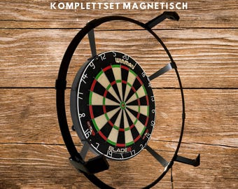 Autodarts Komplettset magnetisch | Komplettsystem | Beleuchtungsring | inkl. OV9732 Kameras & alle Kabel | Winmau | ohne Bohren | Steel Dart