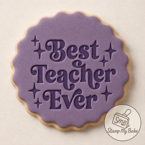 Teacher Cookie Stamp, Ever Embosser, M&S Biscuit Fit