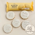 Personalised Cookie Stamp, Custom Fondant Embosser, Baking Tool, Fits M&S cookies, Cookie Cutter