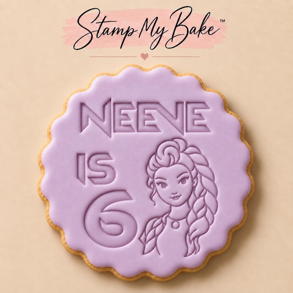 Personalised Kpop Demon Hunter Birthday Fondant Stamp | Cookie Embosser (Name & Age)