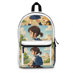Anime-Inspired Backpack for School, Travel, Gifts, Everyday Use, Unique Stylish Bag, School Accessories, Cute Backpack