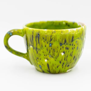 Large Ceramic Mug 17oz – Pottery Cappuccino Cup, Handcrafted Stoneware Mug for Tea or Coffee, Rustic Handmade Pottery Matcha Mug