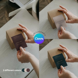 Minimalist Box Label for Candle | Custom Candle Packaging Sticker | Elegant Jar or Box Label | Personalized Candle Branding Tag