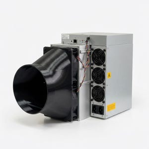 Antminer S19およびS21用ファンカバー、6インチ（150 mm）、換気ホースの接続に適しています