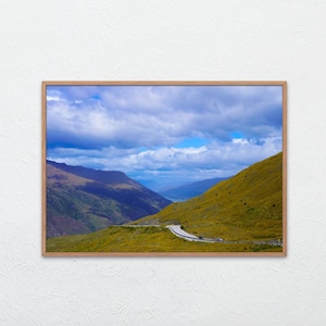 New Zealand Print: Haast Pass, Mountain, Queenstown, View Point, Photography, Landscape
