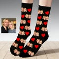 Custom Face Socks With Text,Custom Face Socks,Personalized Photo Socks,Custom Couple Socks,Face On Socks,Valentines Gifts for Best Dad Ever product logo