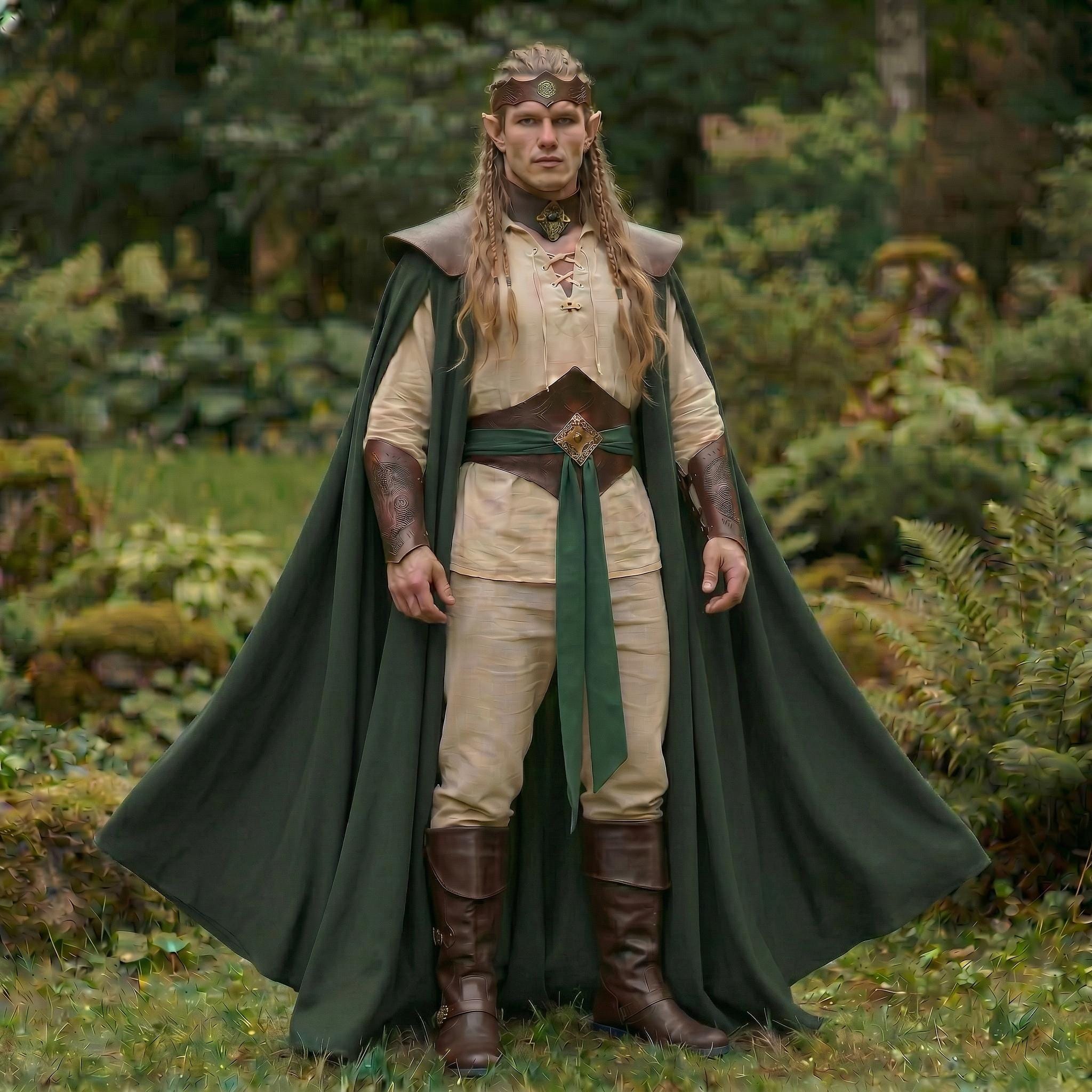 breeze vape costume Mens Elf Outfit Renaissance