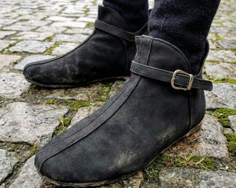 Ren Faire Boots, Mittelalter Wikinger Pirat Cosplay Schuhe