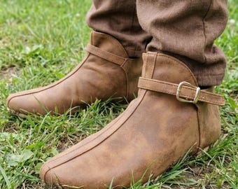 Ren Faire Boots, Medieval Viking Pirate Cosplay Shoes