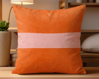 Strukturierter Boho Dekokissenbezug Minimalistisch gewebter Akzent Kissenbezug Ästhetisches Raumdekor Housewarminggeschenk für ihr gemütliches Wohnzimmer