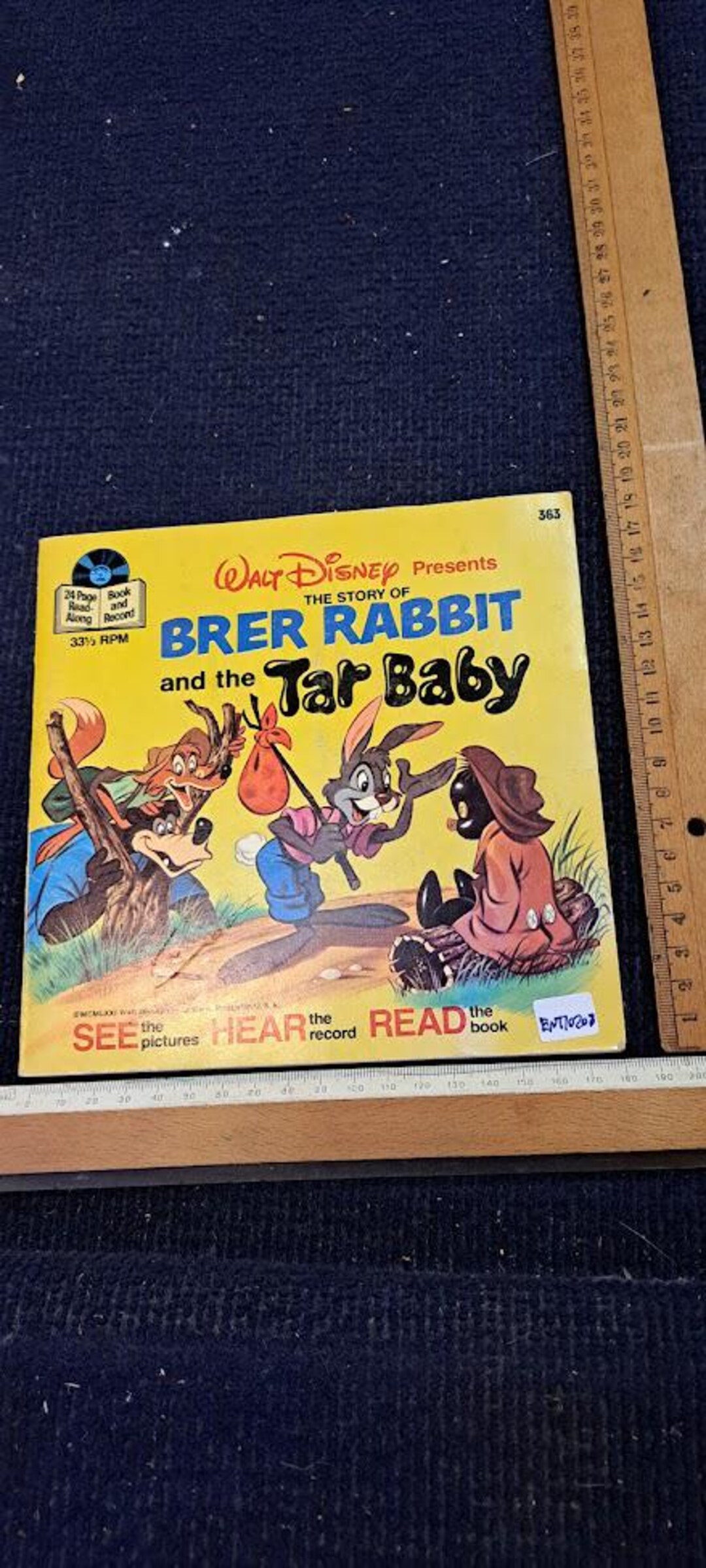 Walt Disney Brer Rabbit Vanilla Record and Booklet [ENT10208] - Etsy