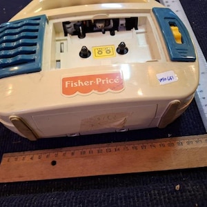 Vintage Tape recorder with a microphone for a child [INS10683]
