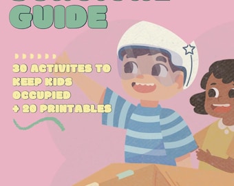 Kids Summer Activity Book – 50 Pages of Activities, Coloring, Games & Printouts for Ages 4-8