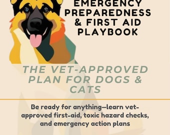Pet Emergency Preparedness Playbook— Printable Dog & Cat Safety Planner