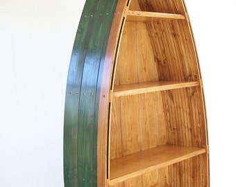 boat bookshelf etsy