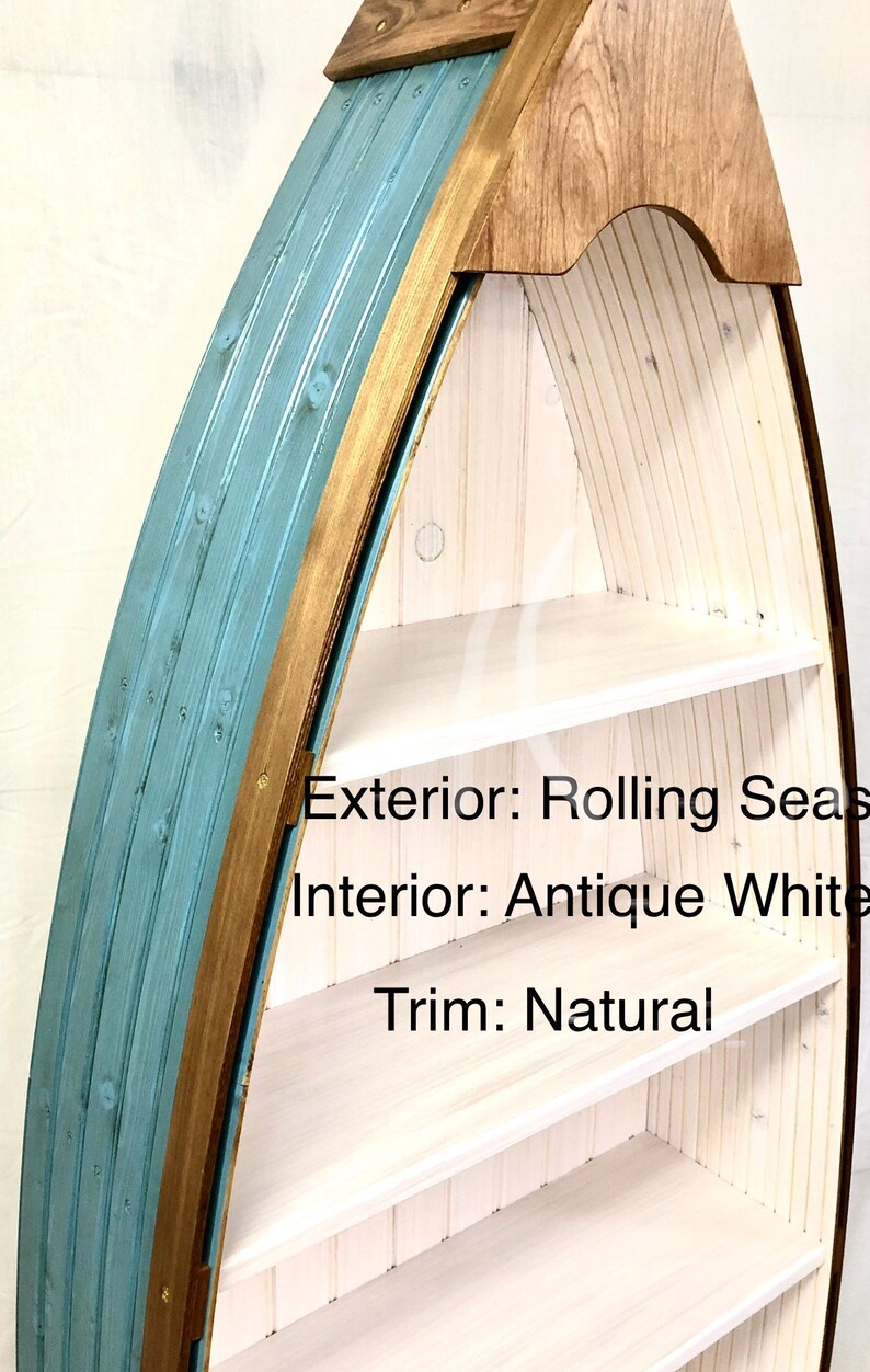 Boat Bookcase Various Colors H 69 inches 5 shelves Etsy
