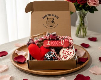 Valentine’s Day Dog Bark Box | Treat & Toy Surprise Box | Supports Dogs in Need