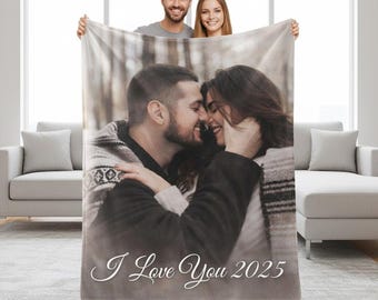 Custom Photo Blanket: Personalized Picture Blanket Christmas Gift, Special Memory Throw Blanket