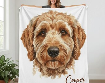 Personalisierte Haustier Decke mit Haustier Foto + Name Personalisierte Hunde Portrait Decke Personalisierte Hundedecke Katzen Bild Decke Haustier Foto Hund Dad Geschenk