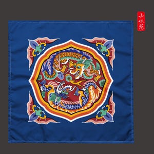 Bring Korea Home – Korean Traditional Pattern Bandana Inspired by Gyeongbokgung Palace Architecture & Heritage Art