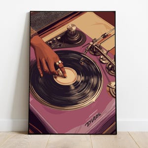 Black Girl Art Print: Fashion, Culture, Black Woman Portrait (Digital Download)